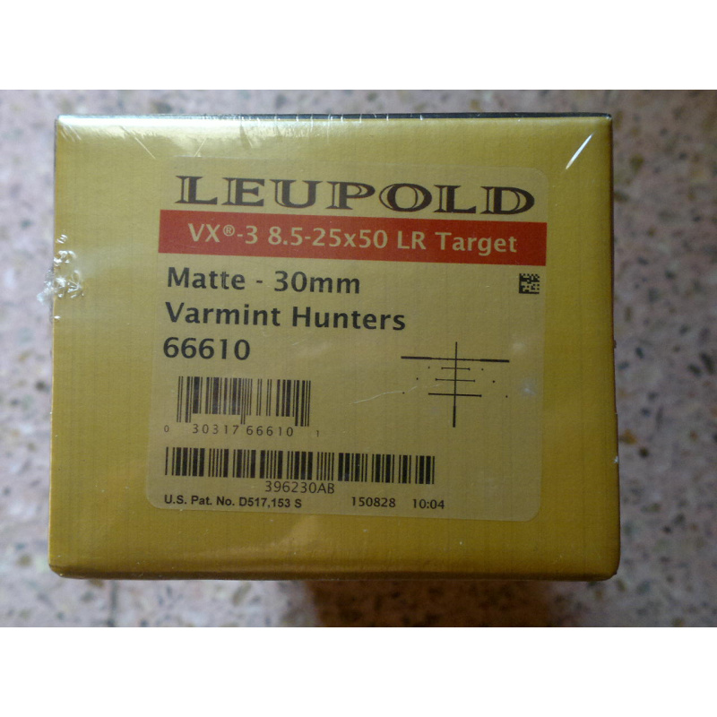 Mira Leupold Vx3 8.5-25x50 Varmint Hunter Nueva Usd2000