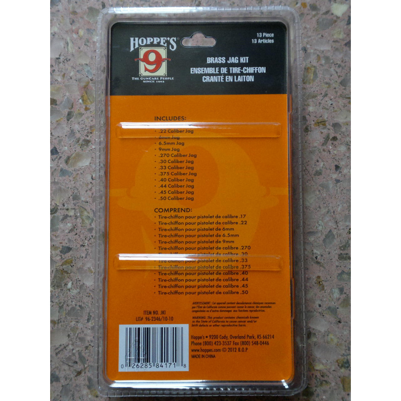 Hoppes Brass Jag Kit Limpiador Pasatrapos 17-50 Nuevo Usd50