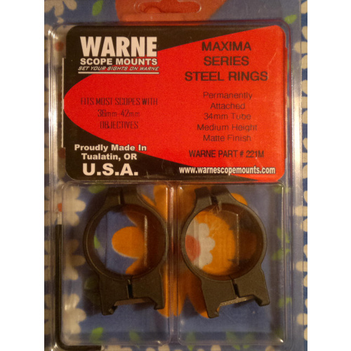 Montaje Con Anilla Marca Warne 34mm Medias Nuevos Usd 150