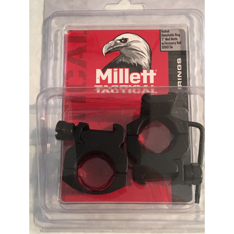 Montaje Con Anillas Marca Millett Pulgada Medias Nuevos Usd60