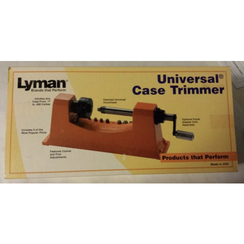 Lyman Minitorno/trimmer Manual Universal Con 9 Pilots Nuevo Usd 220
