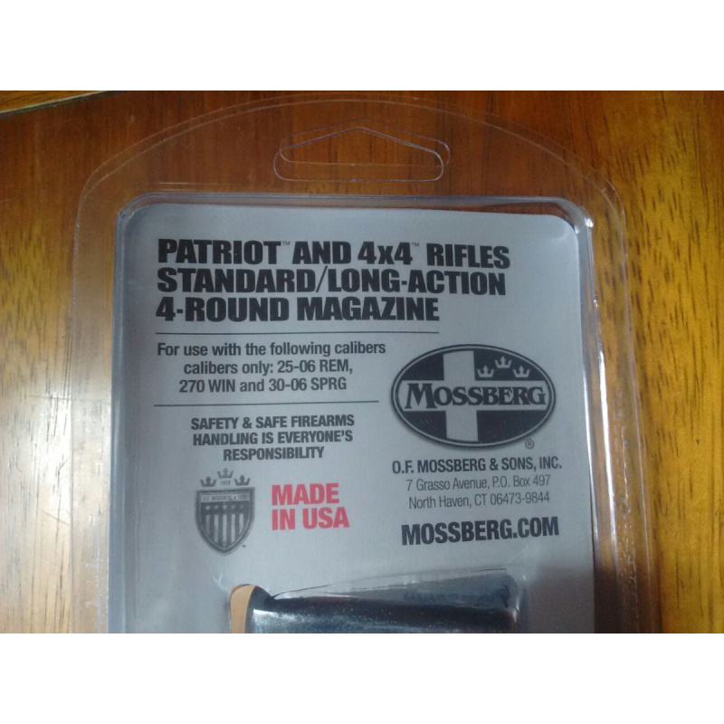 Cargador Mossberg Patriot Cal. 25-06 Rem, 270win, 30-06 Sprg