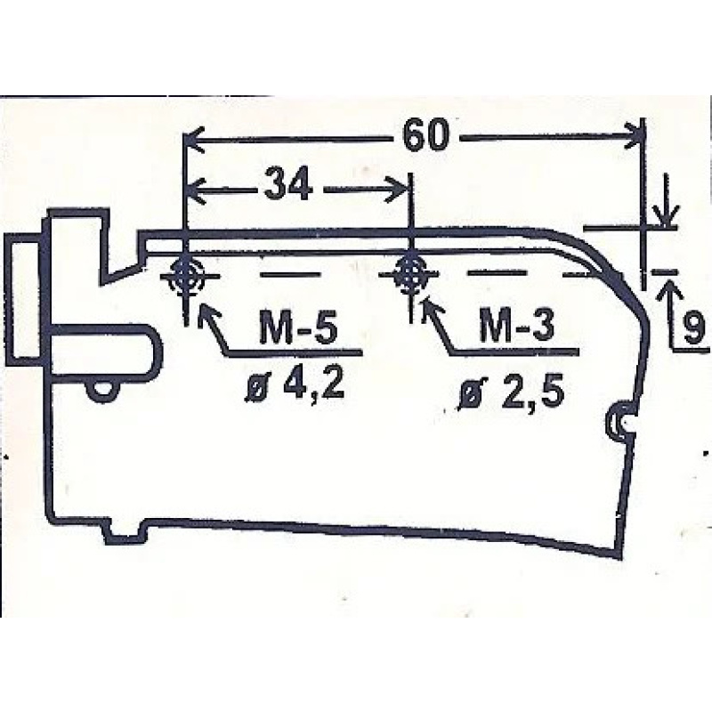 Carabina Rossi 62 / Taurus 62 - 72 , Winchester 62 Montaje Lateral