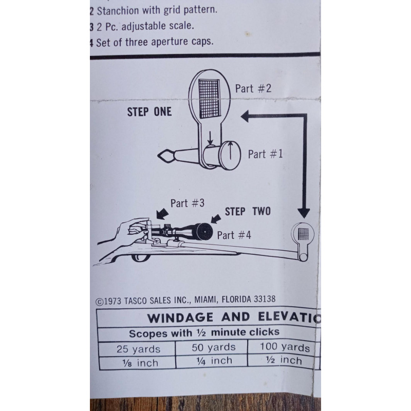Colimador Para Miras Telescopicas Años 80s Nuevo