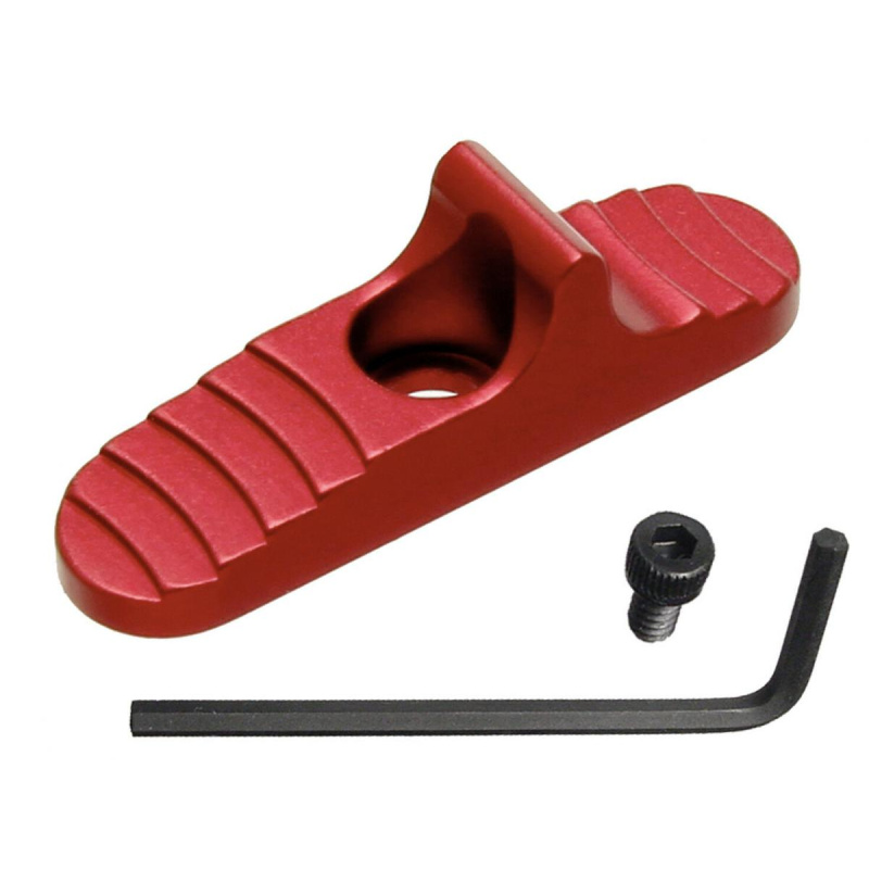 Mossberg 500/590 Seguro Extendido  Aluminio Rojo/negro