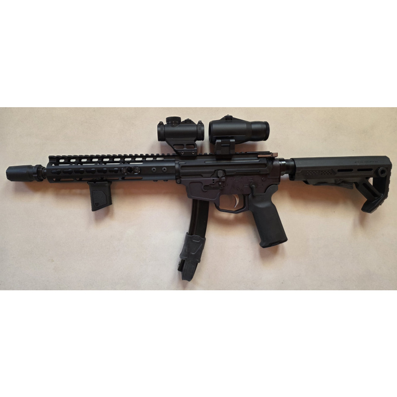 Sibian Mp5 9 Mm Pcc Mira Magnif Mostrum Usa Y 3 Cargadores