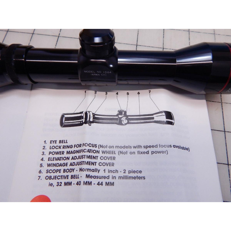 Mira De Arma Corta / Scout Simmons Japon 4x32 Nueva. 90s