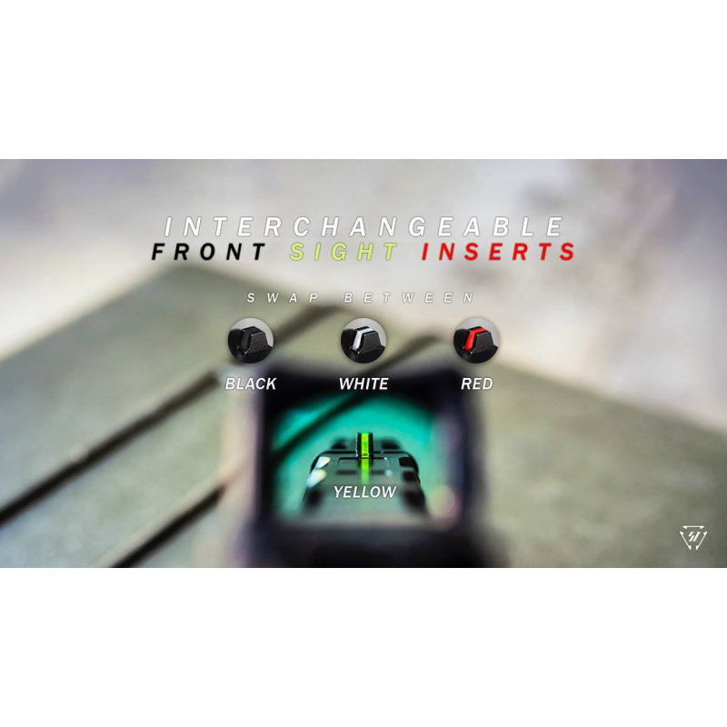 Glock Miras De Acero Con Insertos Intercambiables